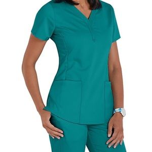 Purple Label Teal Scrub Set